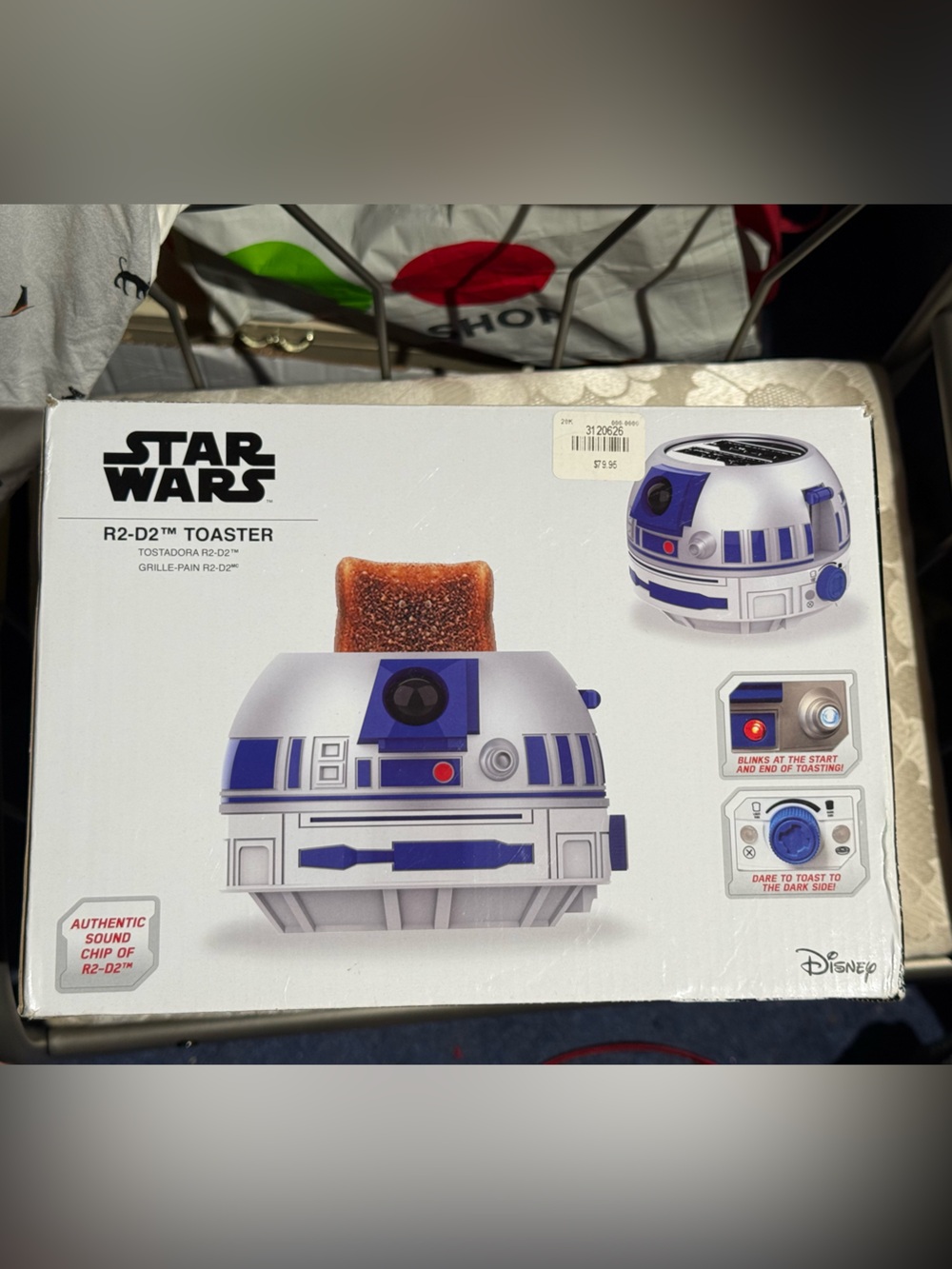 Disney R2-D2 Blue & White Novelty Toaster